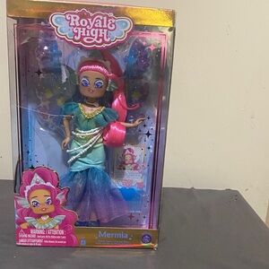 Royale High Mermia Water Fairy 9” Doll - NO CODE - NRFB
